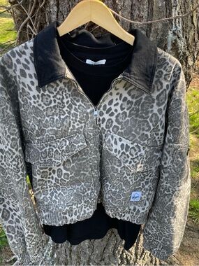 Zara Leopard Print man  Jacket